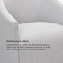 Rafa Performance Dining Chair with Casters – Fully Wrapped Dining Chair | Arm Dining Chairs | Kinwell Furniture | Easy-to-Clean Upholstery